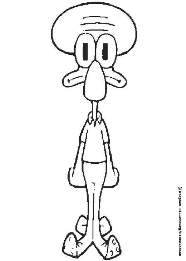 Spongebob Characters 40 For Kids Coloring Pages Coloring Cool