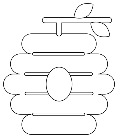 Beehive Free Printable Coloring Pages - Coloring Cool