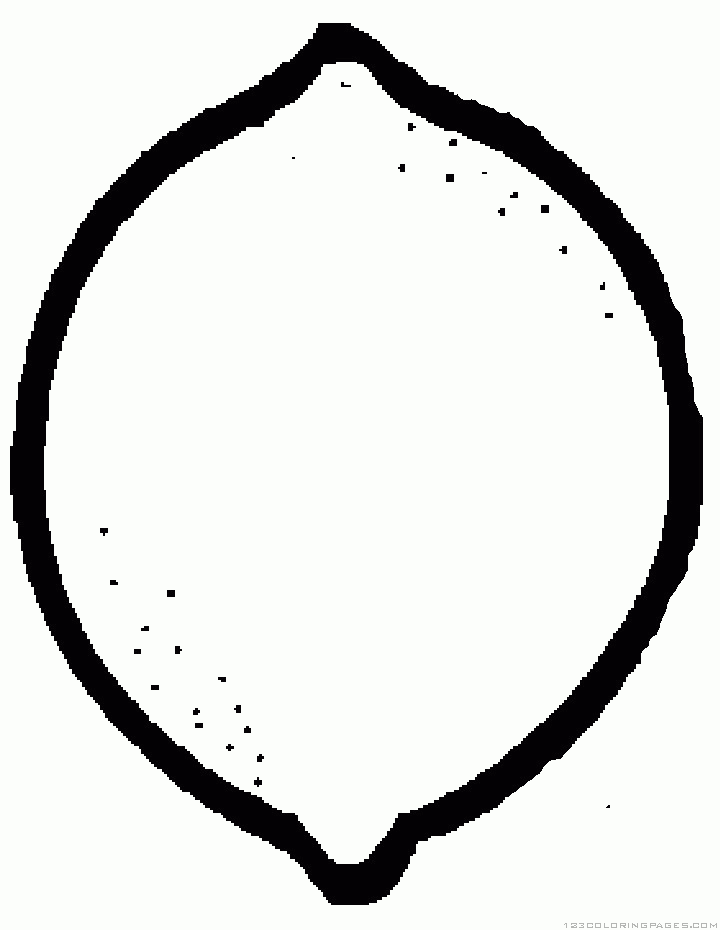 Lemon Printable Coloring Pages - Coloring Cool