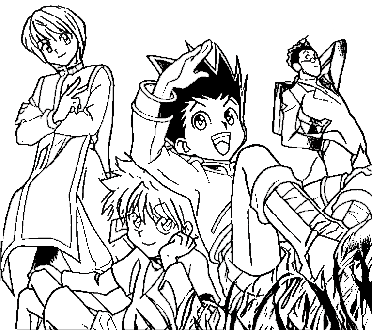 Anime & Manga Coloring Pages Coloring Cool