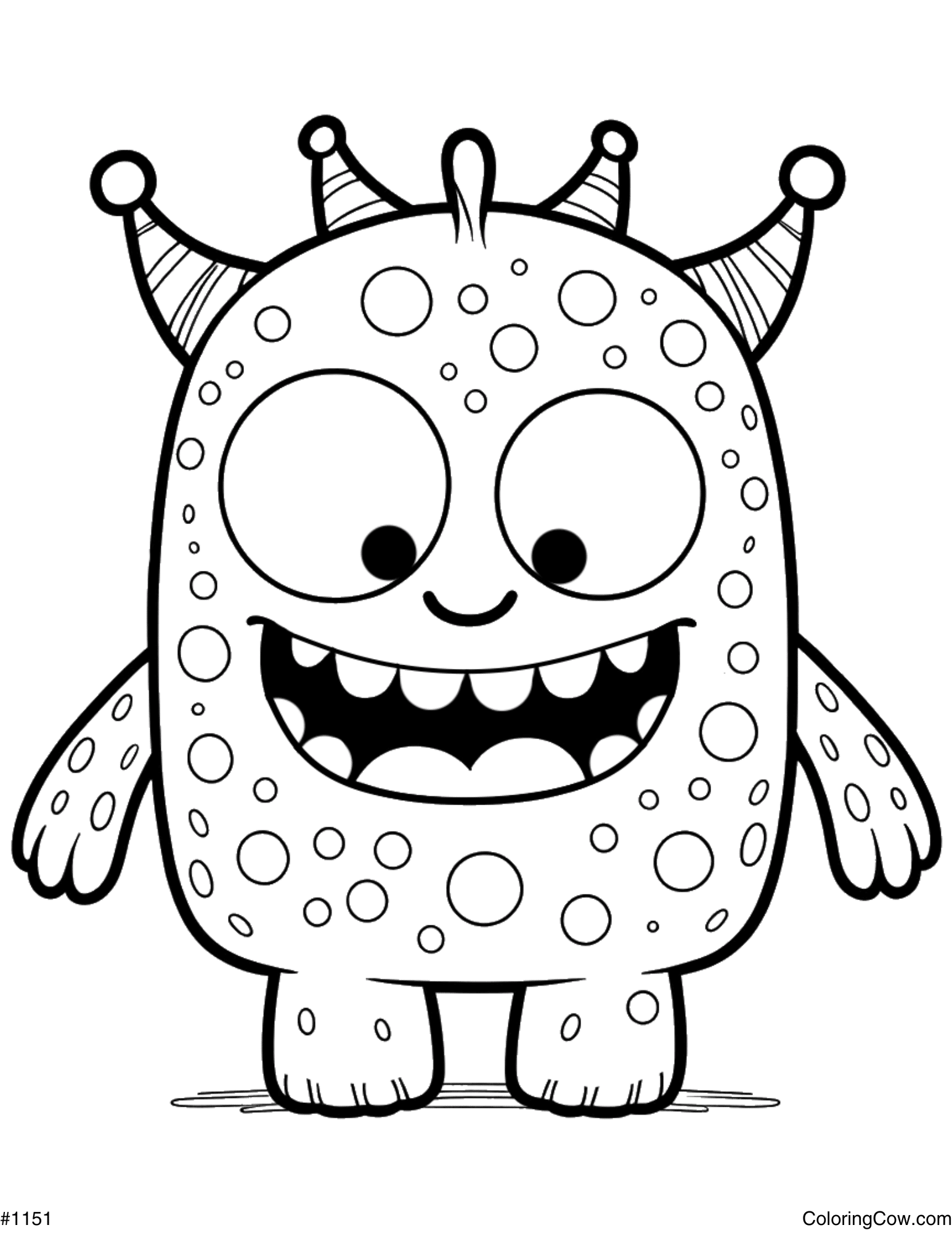 Cute Fox Coloring Page