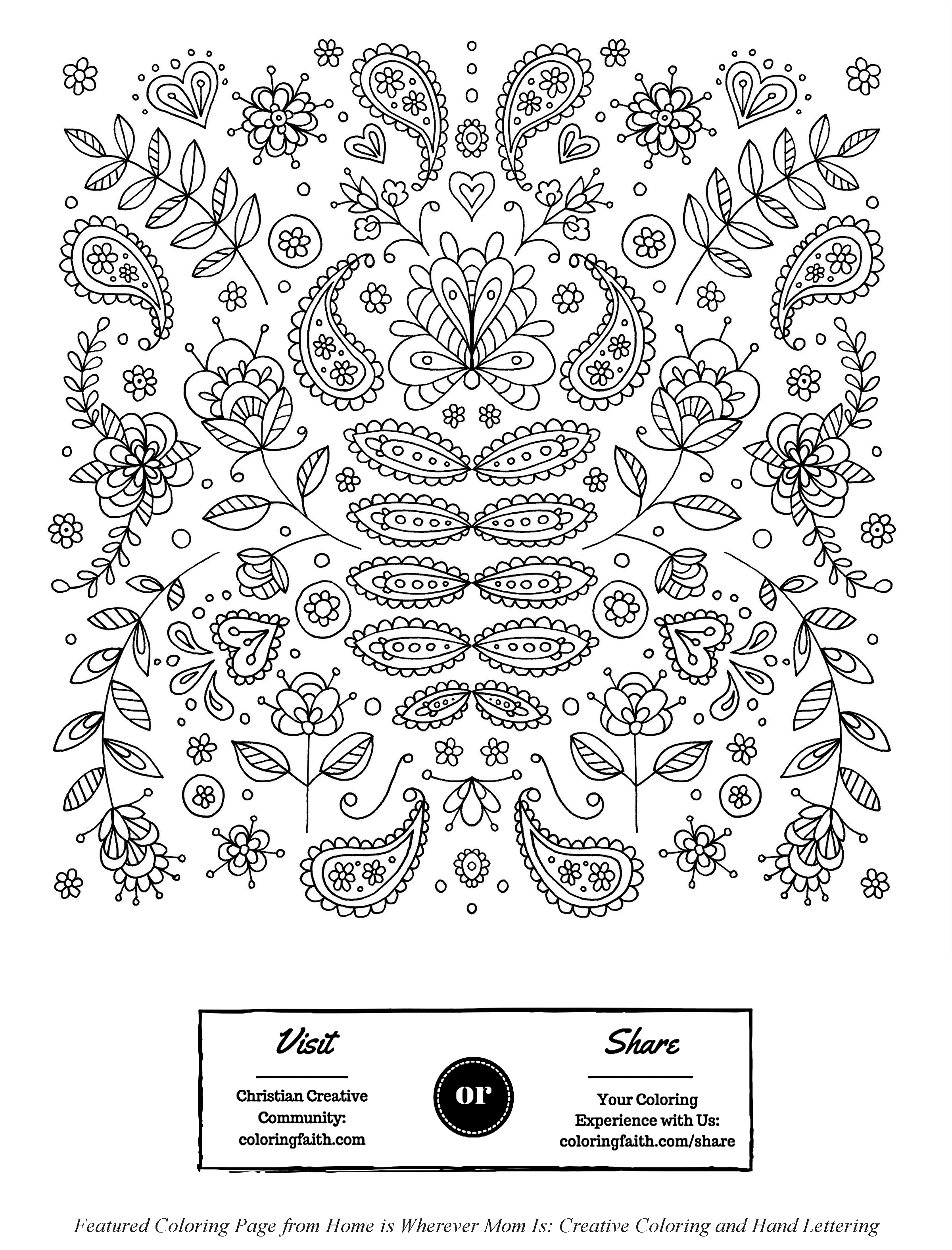 Free Downloadable Coloring Pages Coloring Faith