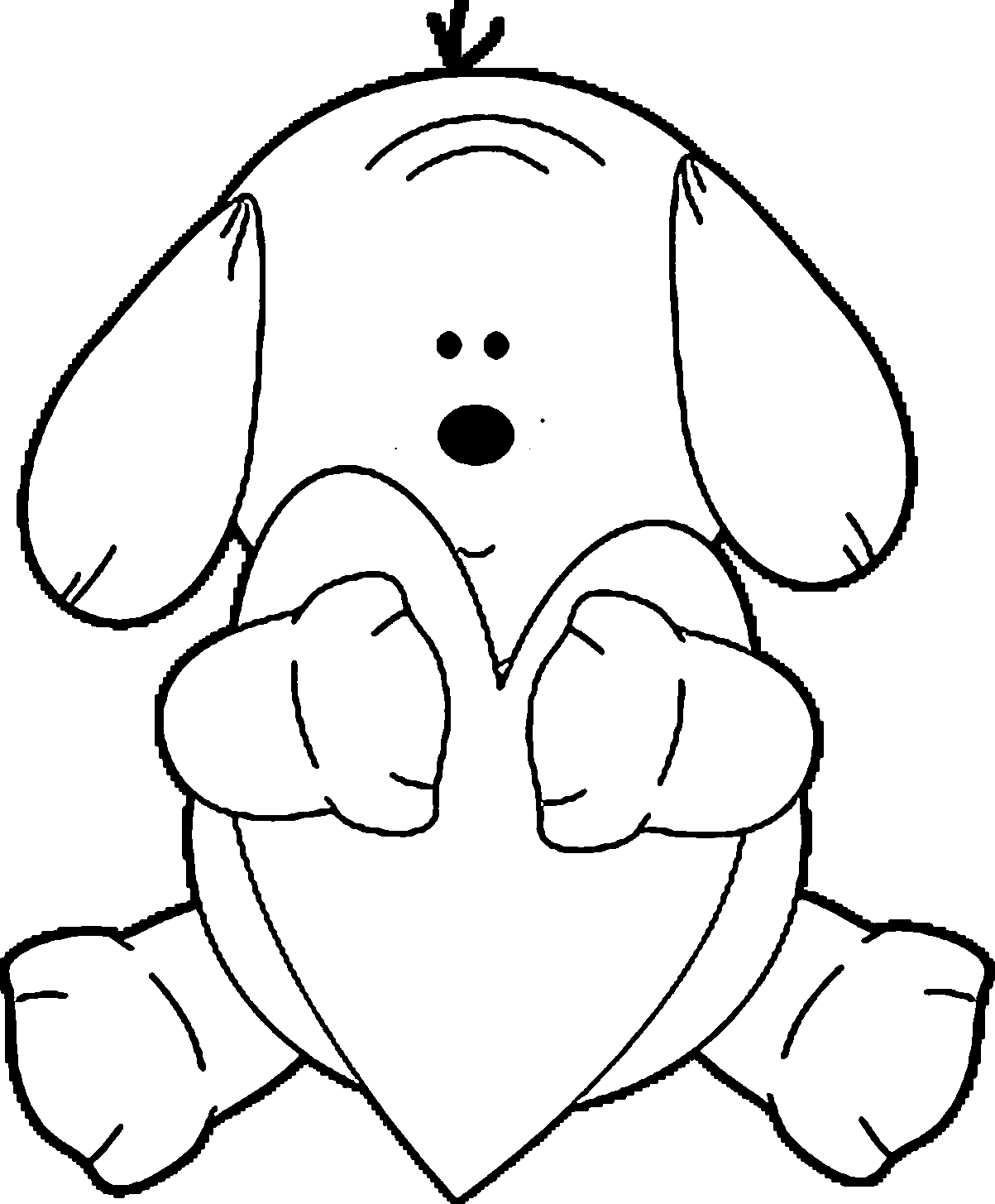 31 Cute Puppy Coloring Pages for Free Artsy Pretty Plants