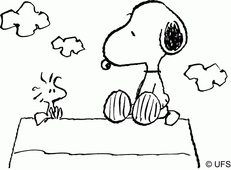Woodstock Snoopy Coloring Pages Coloring Home