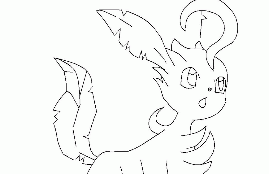 Leafeon Coloring Pages Coloring Home