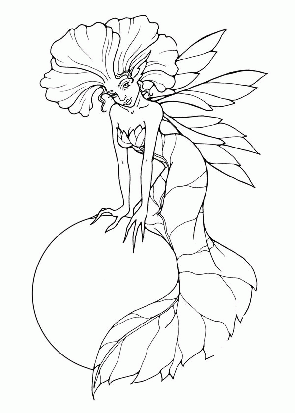 Coloring Pages Of Fairies For Adults Coloring Home