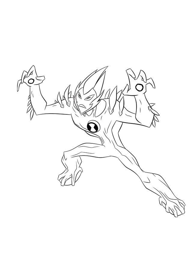 Ben 10 Ultimate Alien Coloring Pages Coloring Home