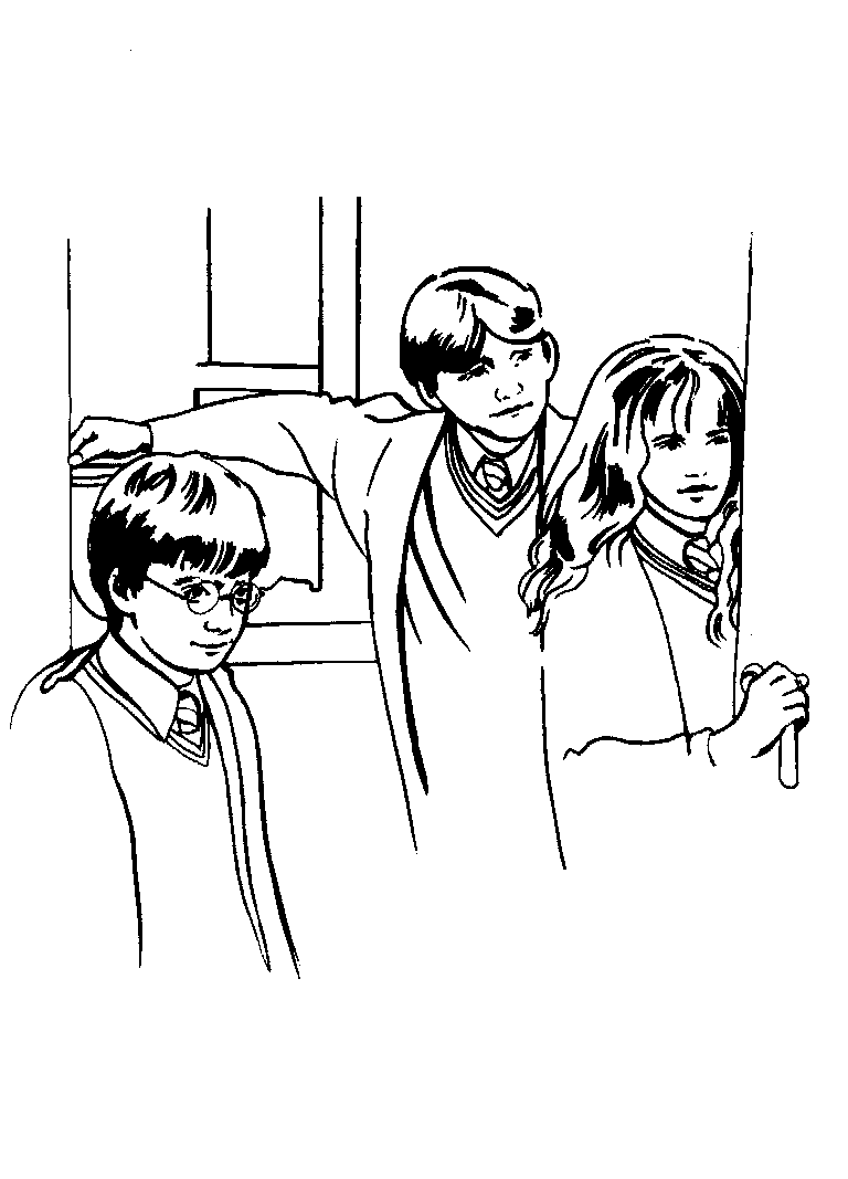 Coloring Coloring Page Harry Potter And The Philosophers Stone
