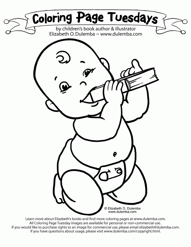 Baby Boy Coloring Pages Coloring Home