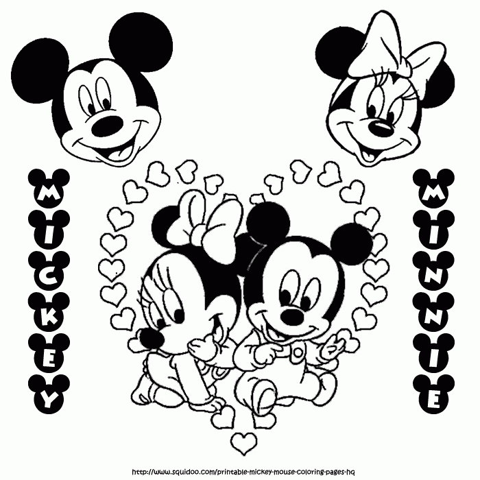 Mickey Mouse Head Coloring Pages Coloring Home