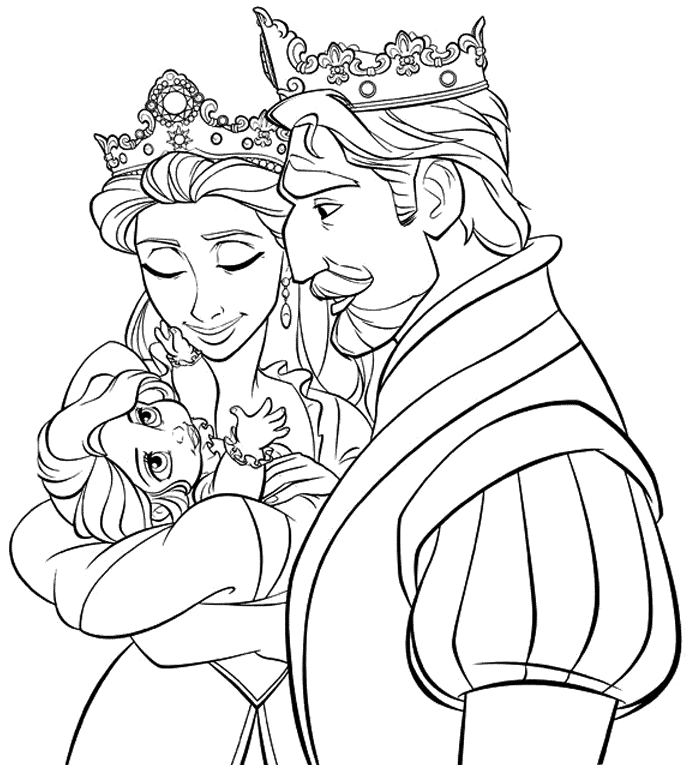 Tangled Coloring Book Coloring Home