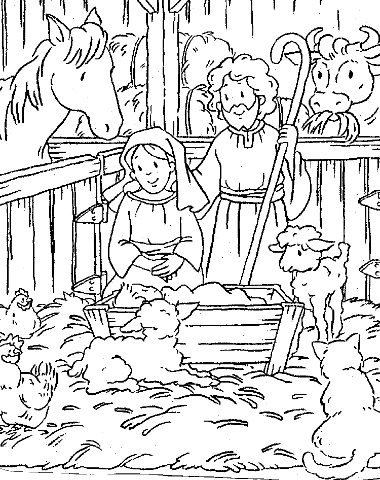 Sunday School Christmas Coloring Pages Coloring Home
