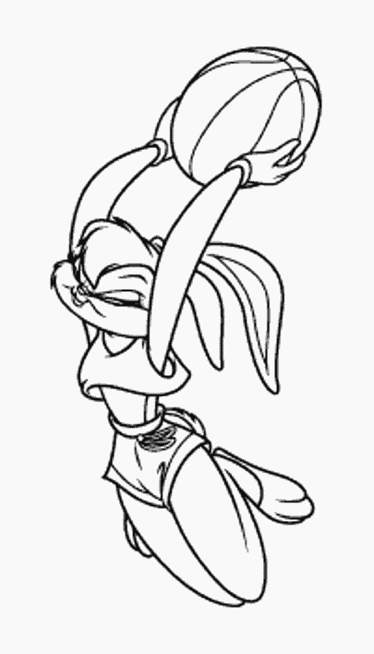 Lola Bunny Coloring Page Coloring Home