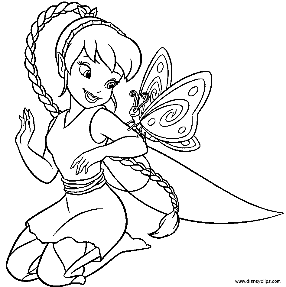 Tink Tinkerbell, Disney Fairies Coloring Home