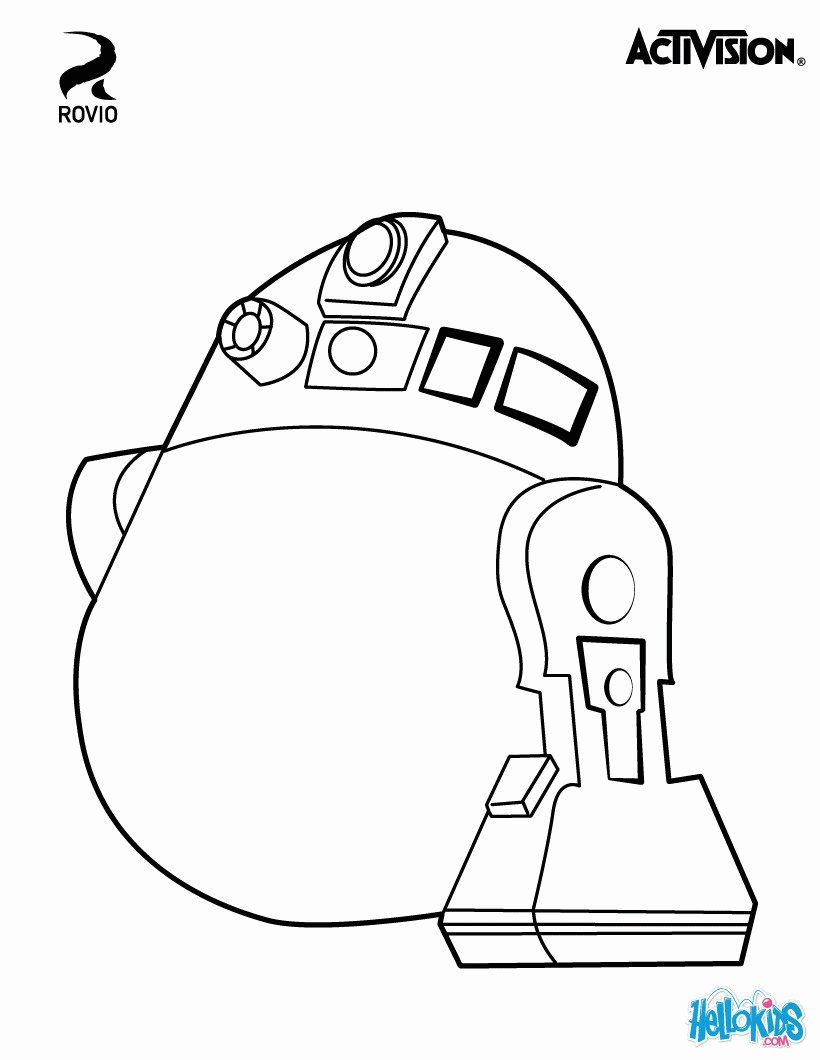 Angry Birds Star Wars Coloring Pages Printable Coloring Home