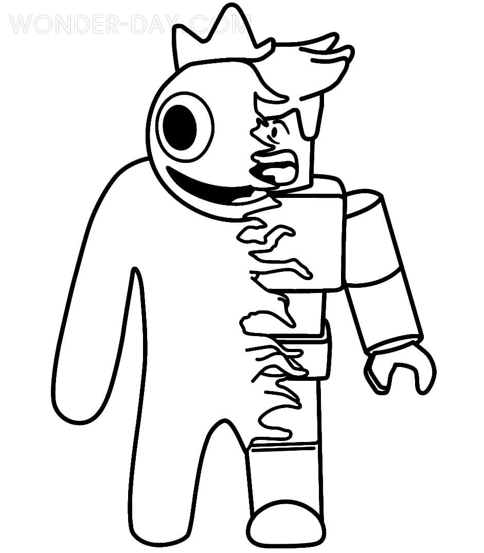 Rainbow Friends Coloring Page. Print Coloring Home