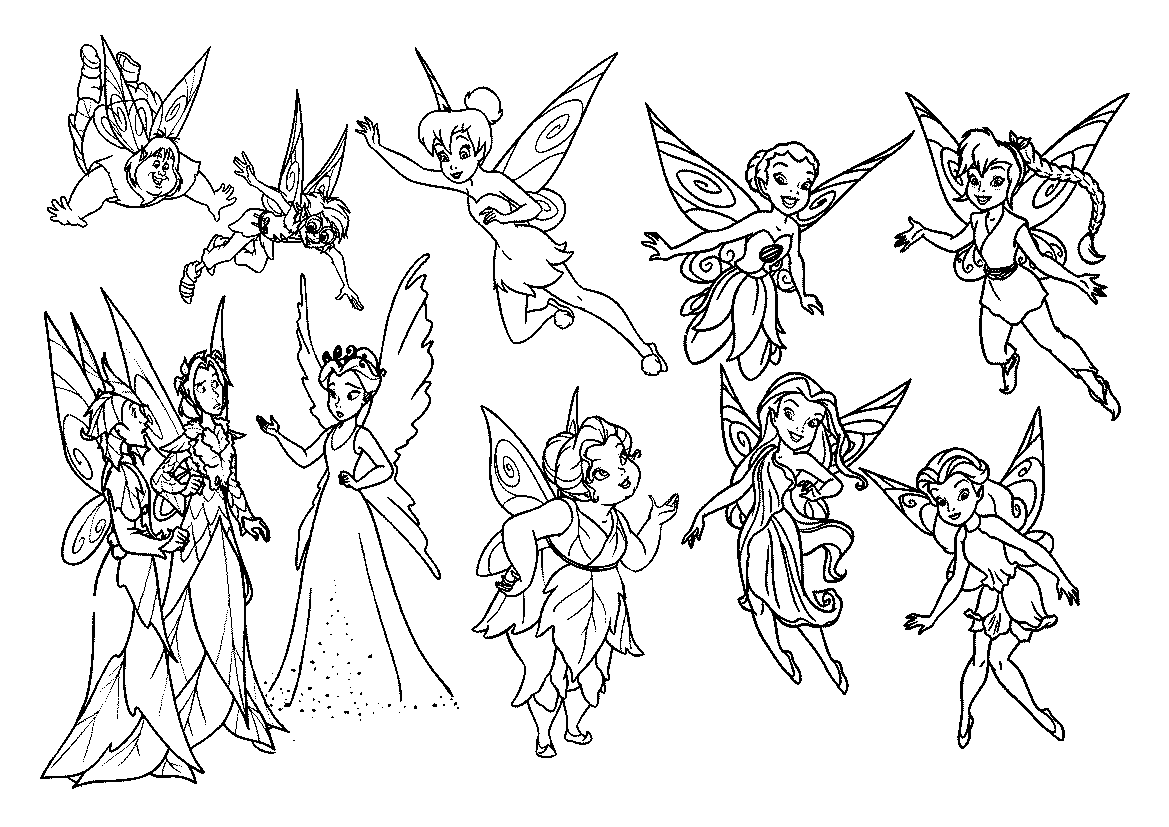 Tinkerbell Secret Of The WIngs Coloring Pages Coloring Home