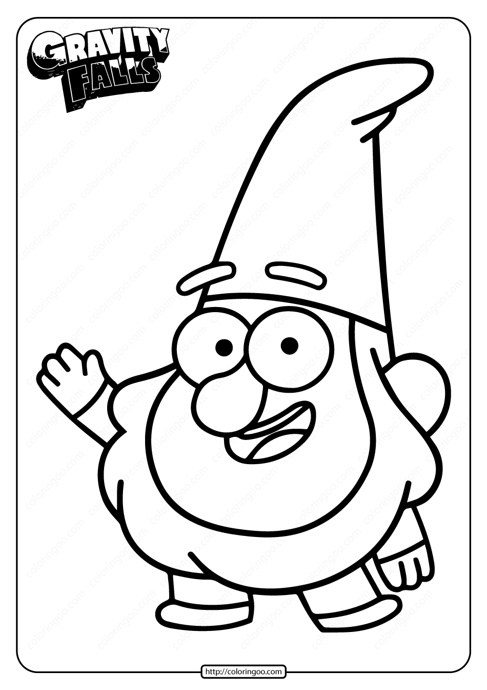 Gnomes Coloring Pages Coloring Home