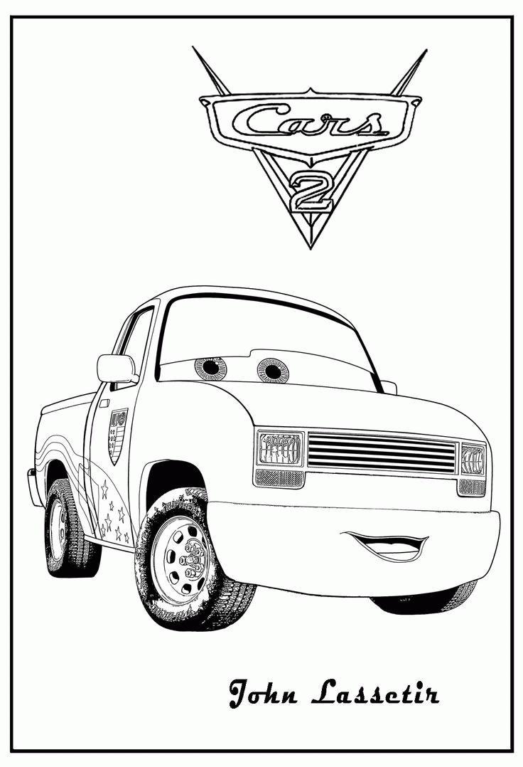 Coloring Pages ALL CARS 2 Coloring Home