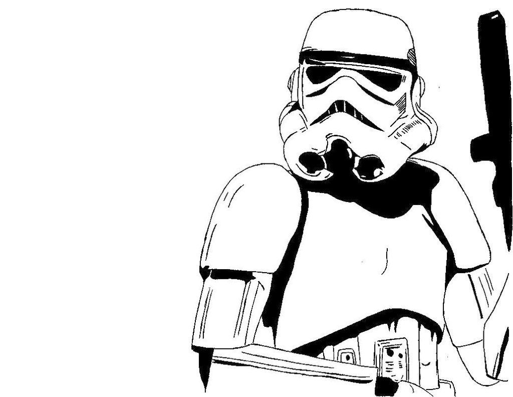 Lego Stormtrooper Coloring Pages Sketch Coloring Page