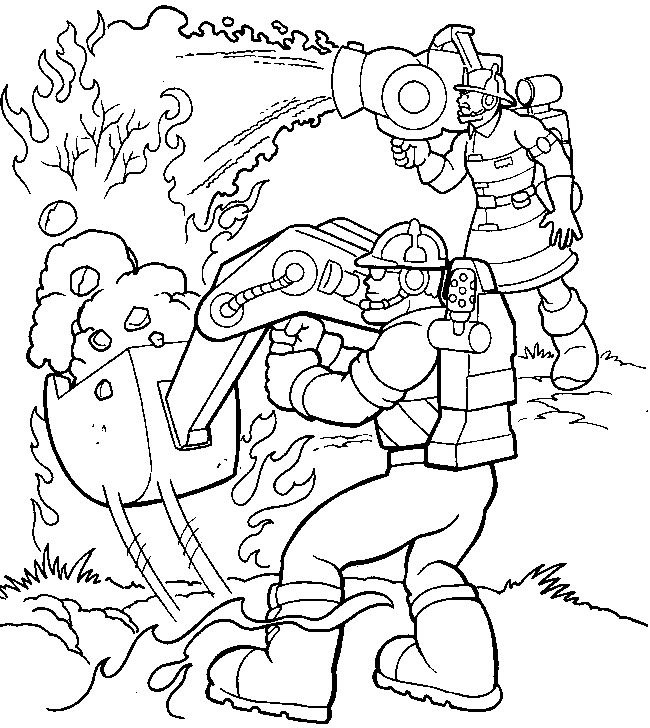 Rescue Heroes Coloring Page Free Printable Download. Coloring Page