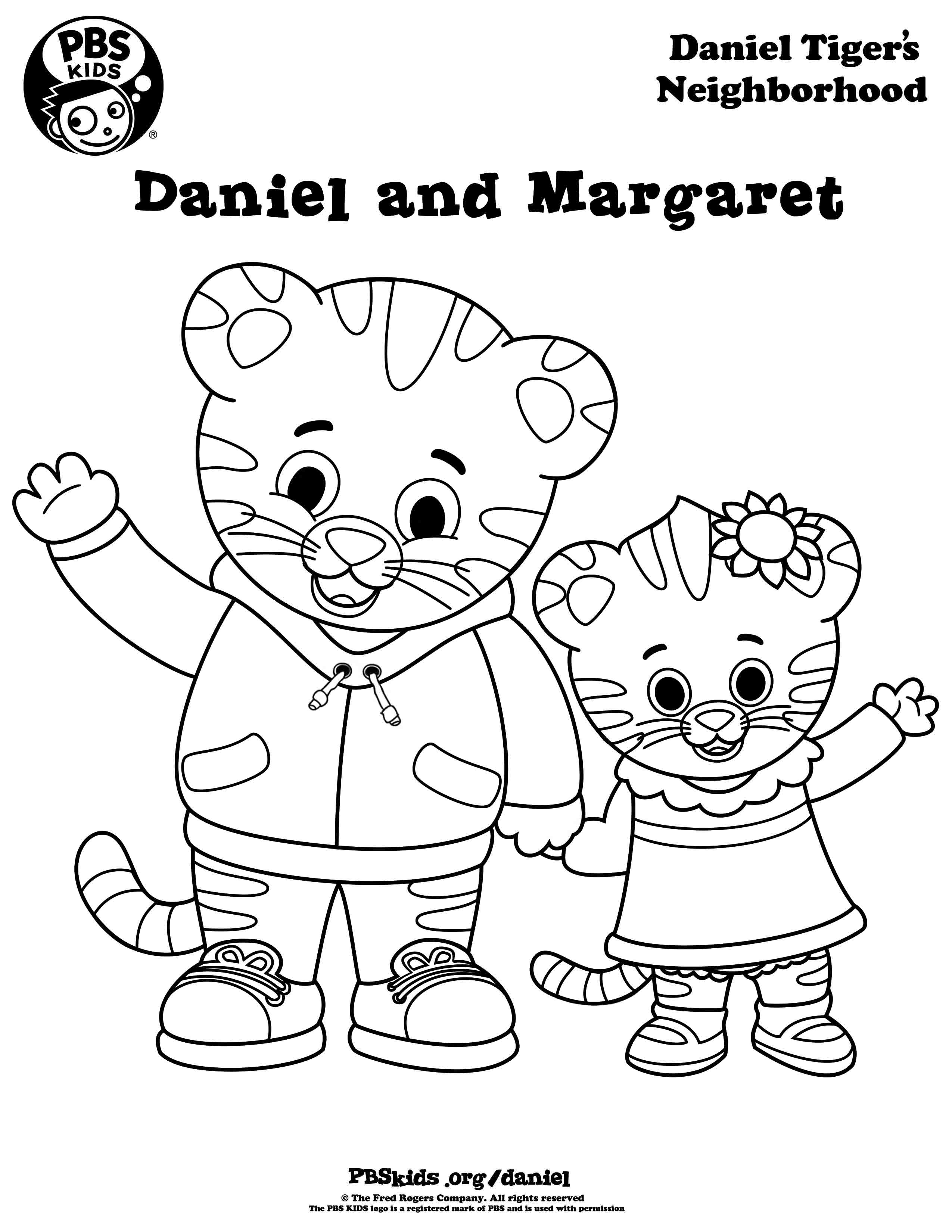 Daniel Tiger Coloring Pages Katerina Coloring Home