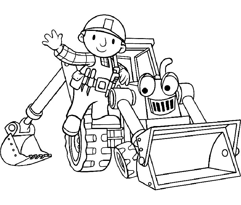 Bob the builder coloring pages best-coloring.com
