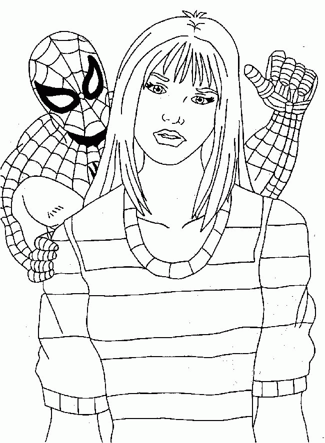 Spiderman Christmas 2022 Coloring Pages