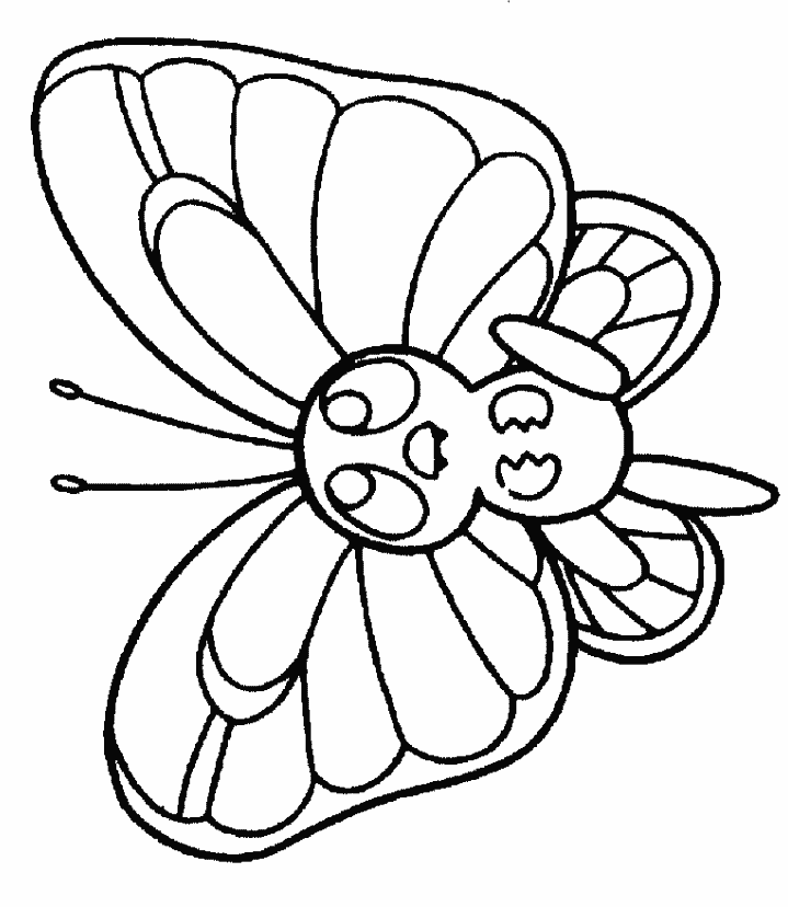 Coloring Page Pokemon Butterfree Coloring Home
