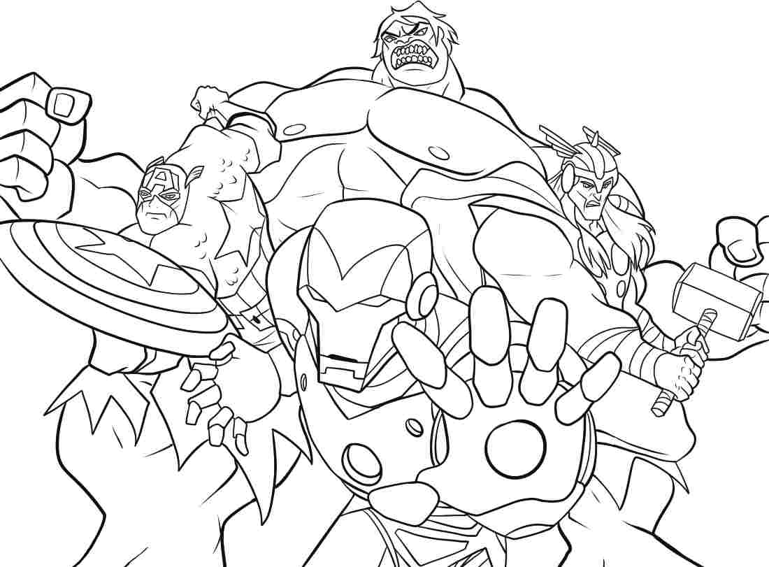 Marvel Super Hero Squad Az Coloring Pages Coloring Home