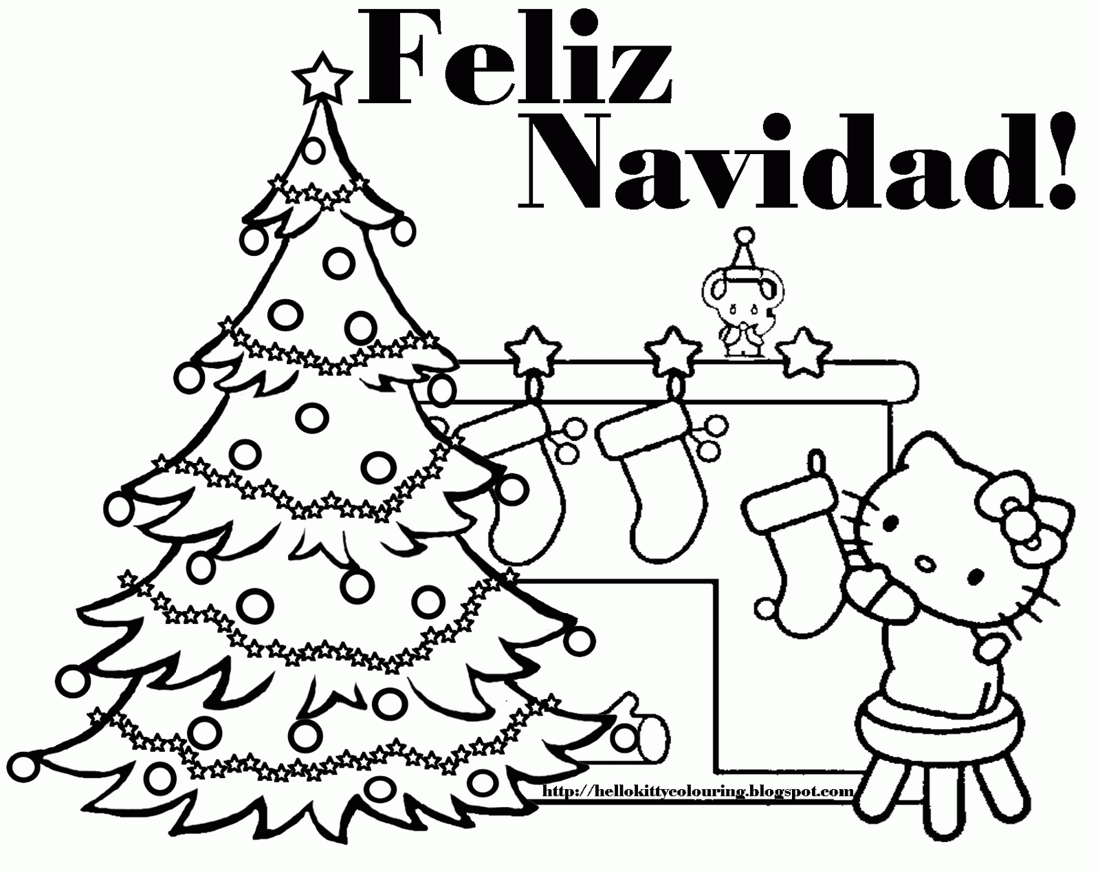 Christmas In Spanish Coloring Page Page For All Ages Coloring Home
