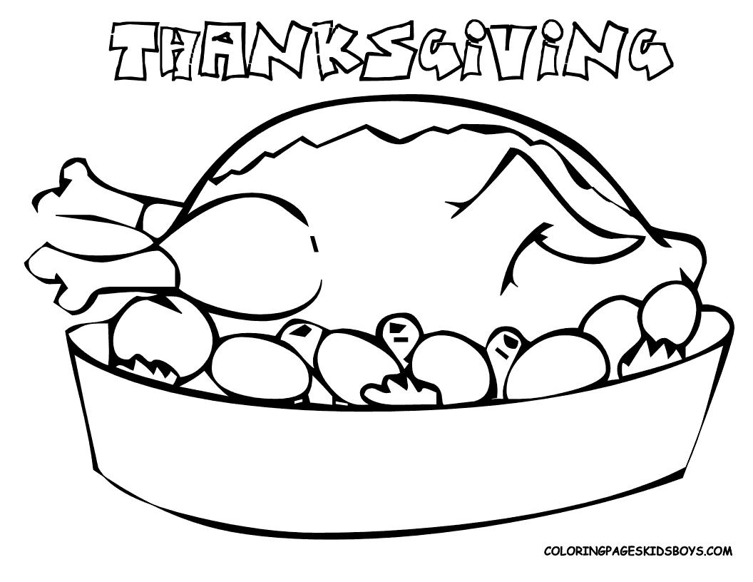 Coloring Pages Turkey Cartoon - Coloring Home