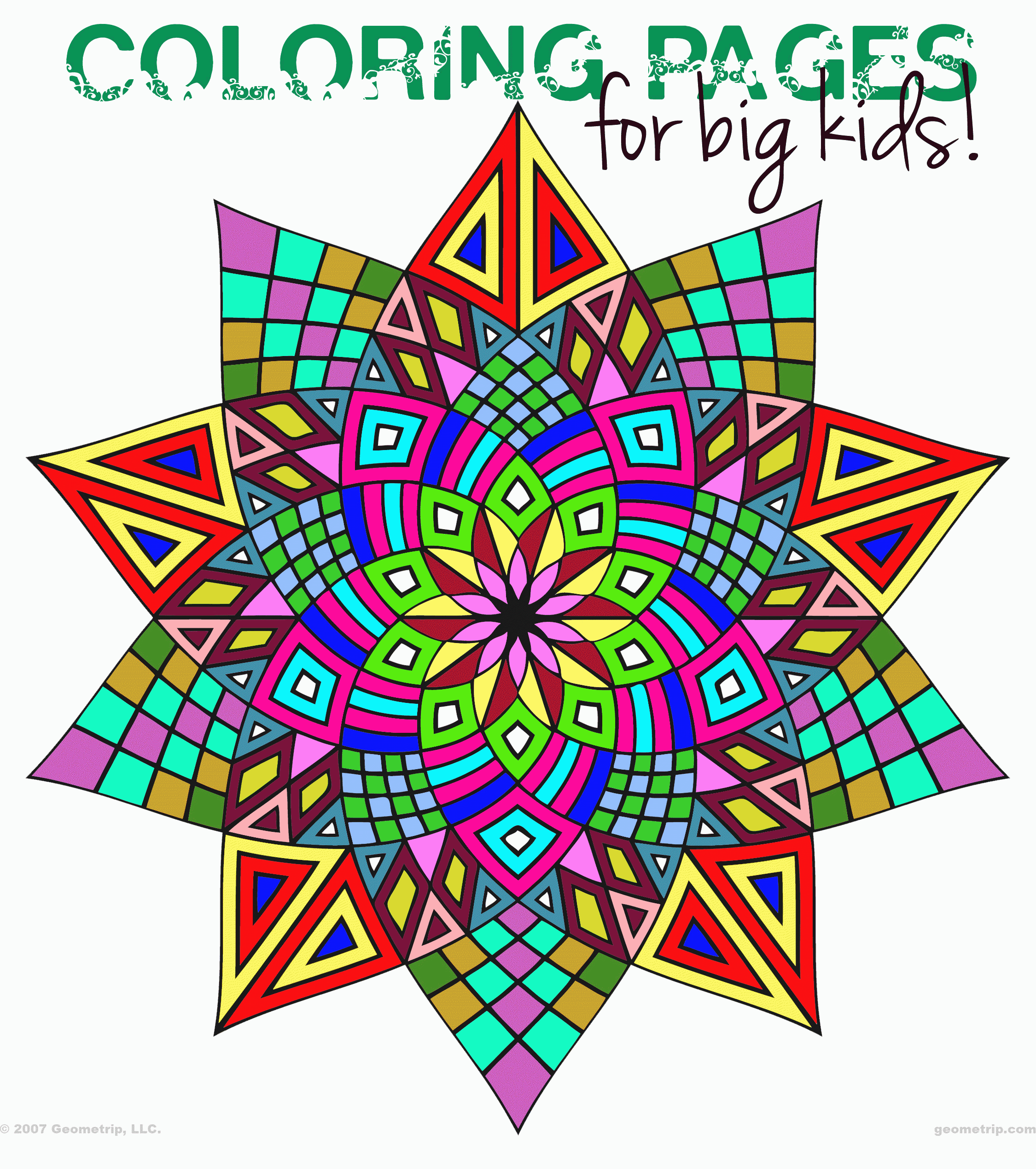 Sacred Geometry Coloring Page Coloring Home