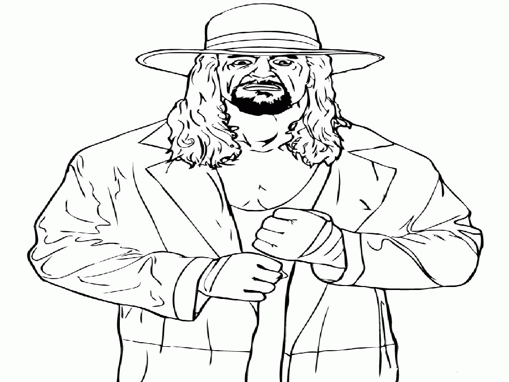 Wwe Wrestler Coloring Pages Coloring Home