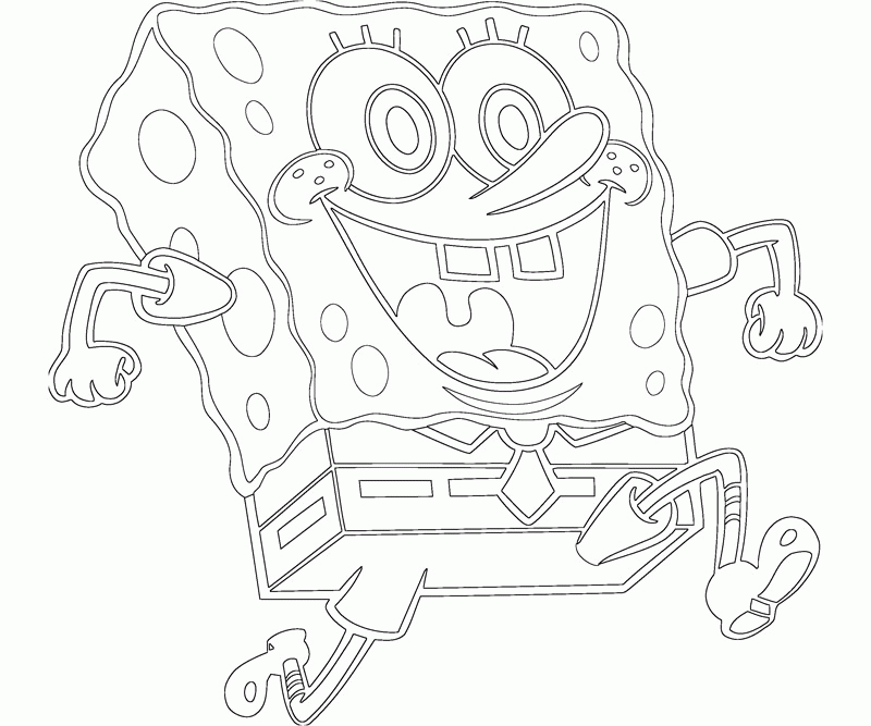 Spongebob Squarepants And Sandy Cheeks Coloring Home