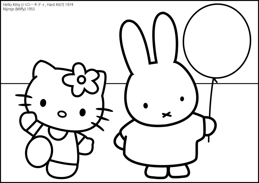Miffy Coloring Pages Coloring Home