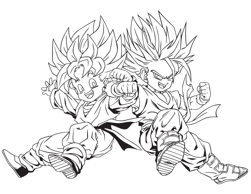 Dragon Ball Characters Picture Color Coloring Home