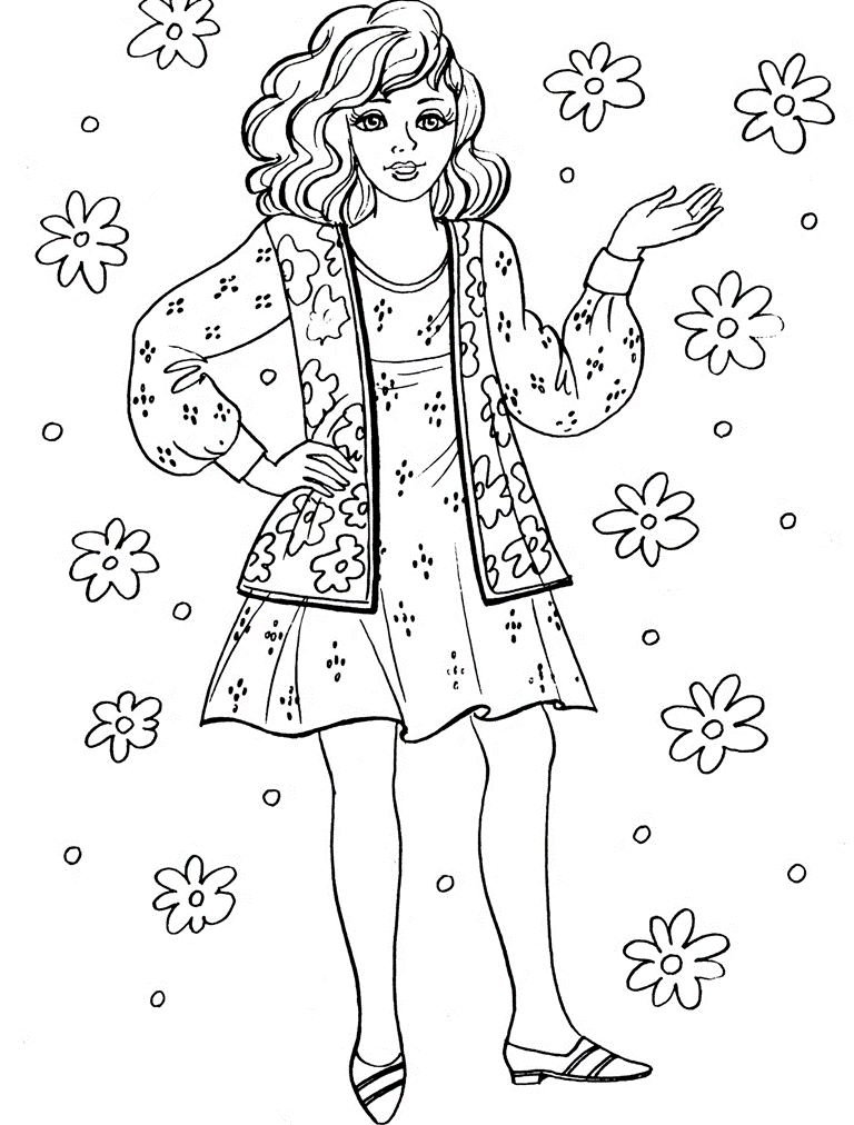 Free Girl Coloring Games Coloring Pages
