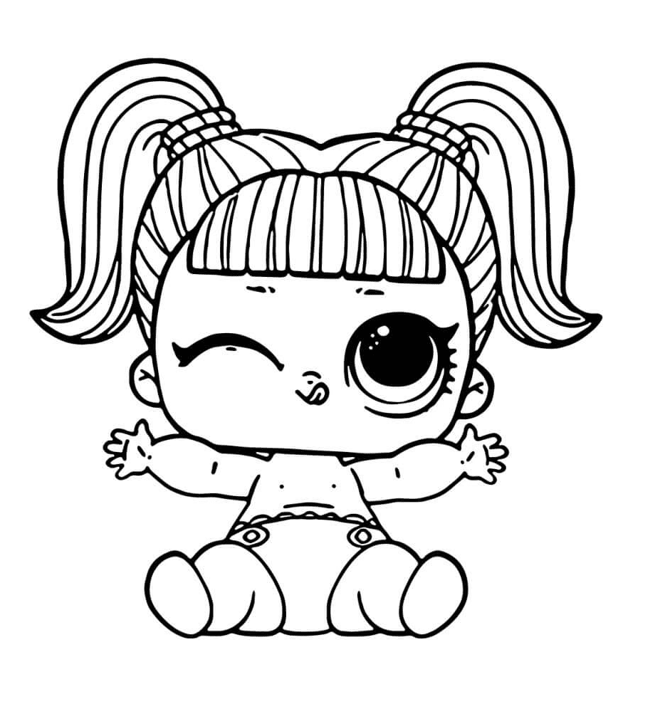 Lol Baby Lil Unicorn Coloring Page Baby Coloring Page Page For Kids And