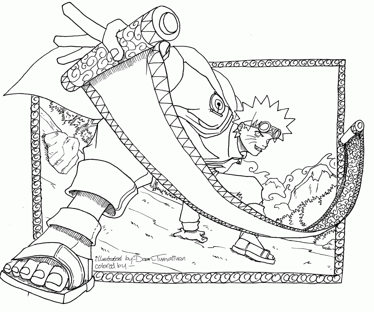 Coloring Pages Naruto Coloring Home