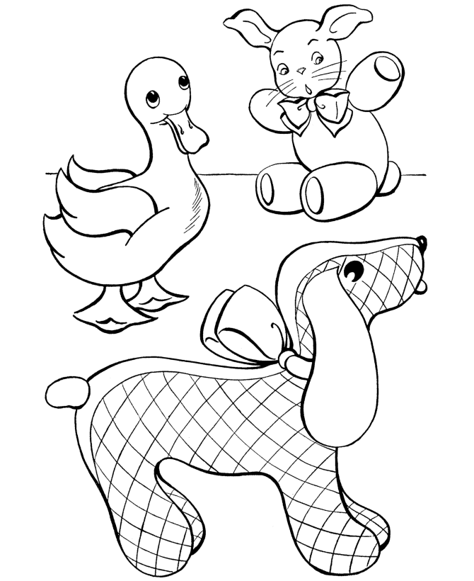 1 best dad coloring page A Group Of Stuffed Animals Coloring Page