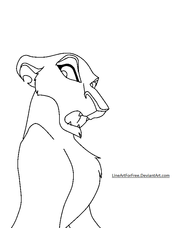 Lion King Zira Coloring Pages Coloring Home