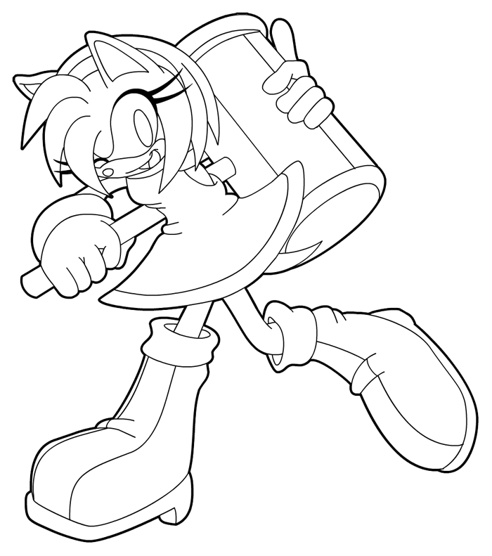 Shadow The Hedgehog Coloring Pages To Print - Coloring Home