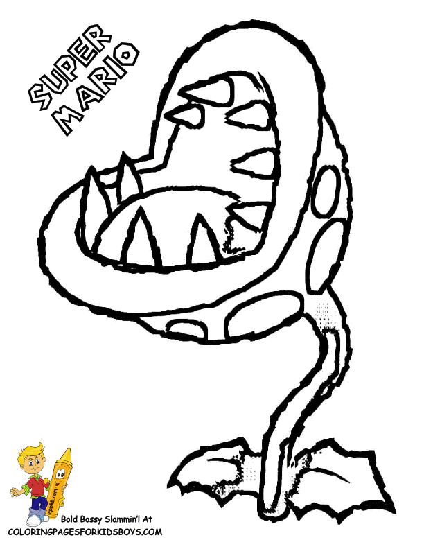 Super Mario Fire Flower Coloring Pages Home Sketch Coloring Page
