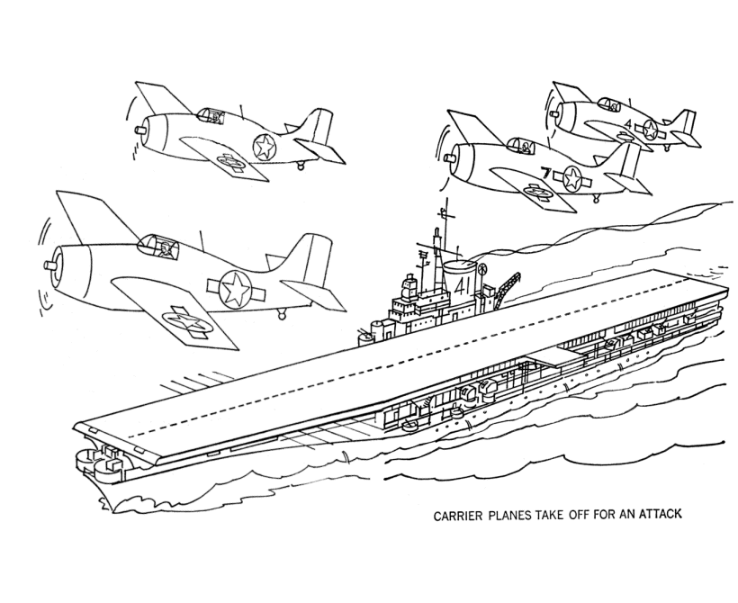 Ww2 Marine Coloring Pages Coloring Home