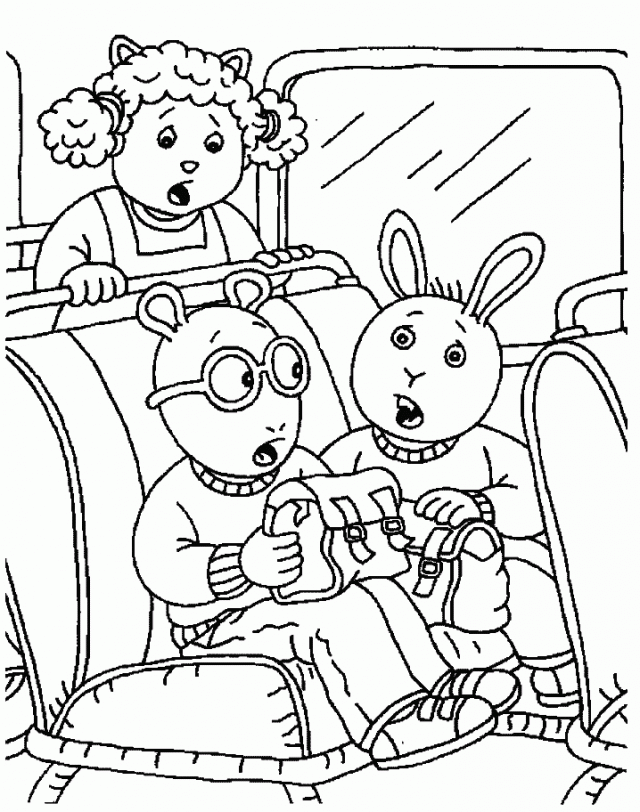 Cartoon Arthur Coloring Home