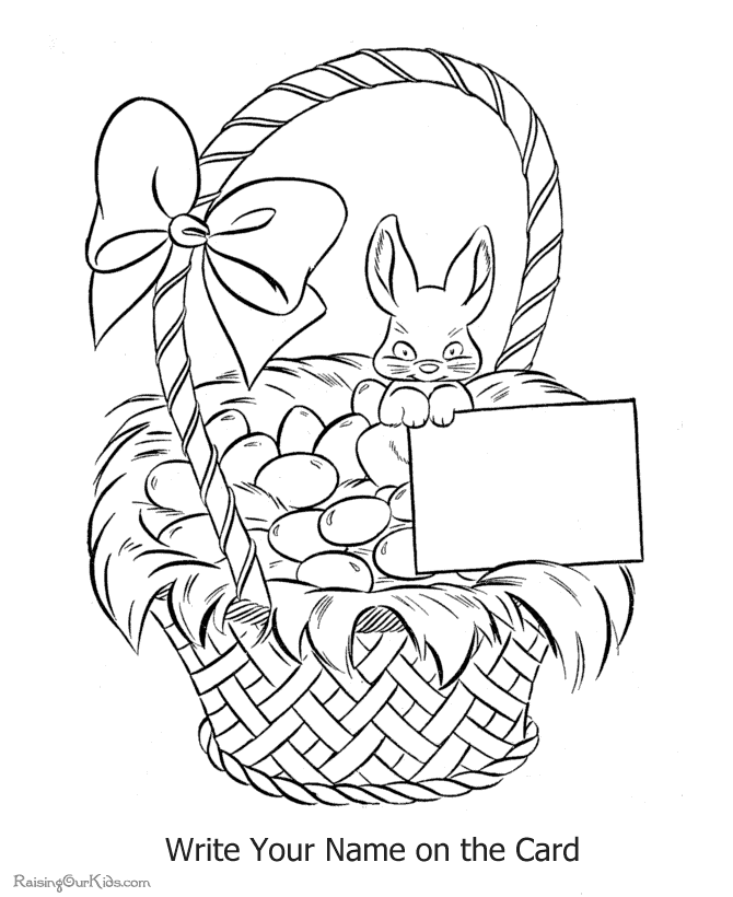 printable coloring pages of easter eggs