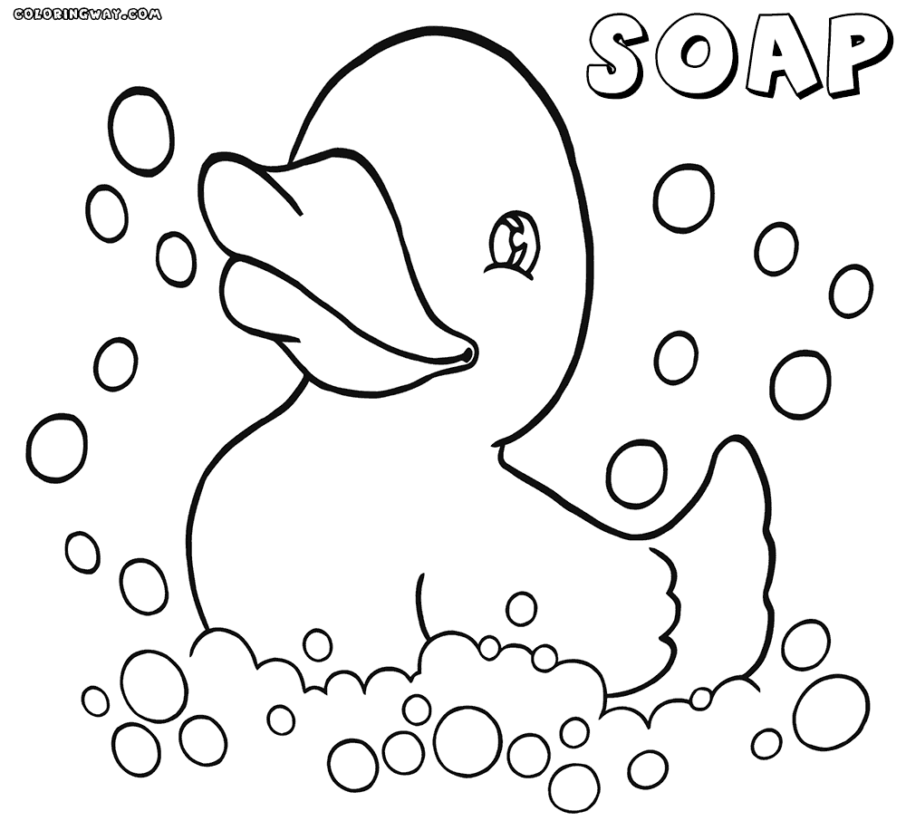 Soap Coloring Page. Coloring Page To Download And Print Coloring Home