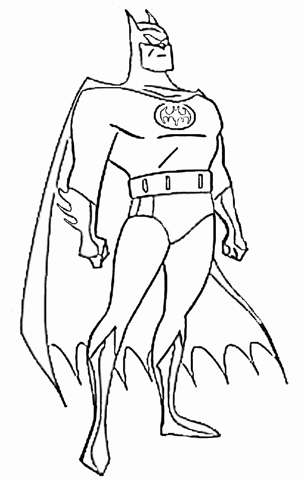 Printable Batman Coloring Pages Coloring Home