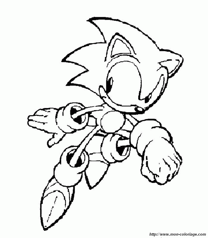 Coloring Pages Of Sonic The Hedgehog Coloring Home
